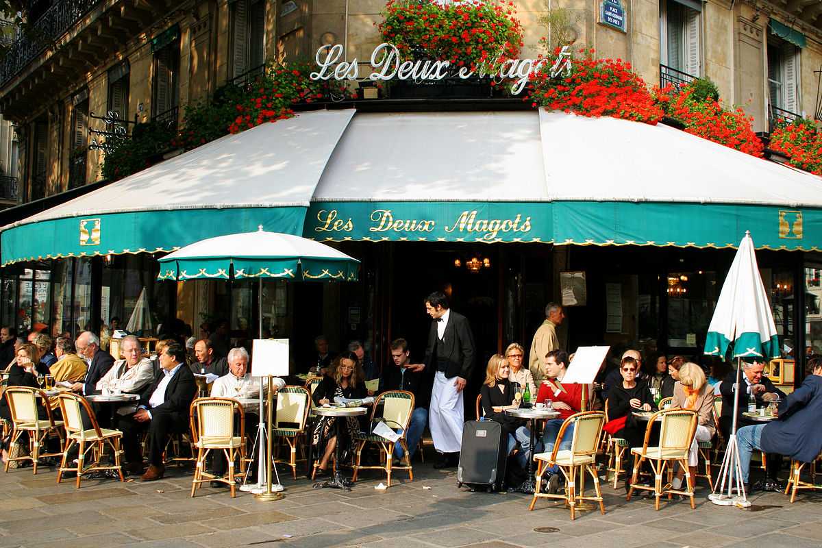 کافه لس دوکس ماگوتس، پاریس